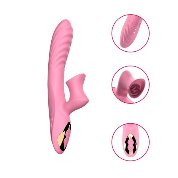 Imagem de Vibrador recarregável nódulos 7 rotações e 7 vibrações