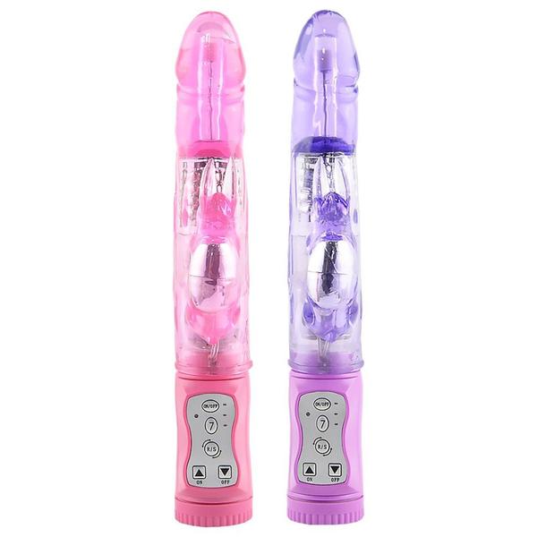 Imagem de Vibrador Rotativo Rabbit 7 Vibrações 22 X 3Cm Vipmix