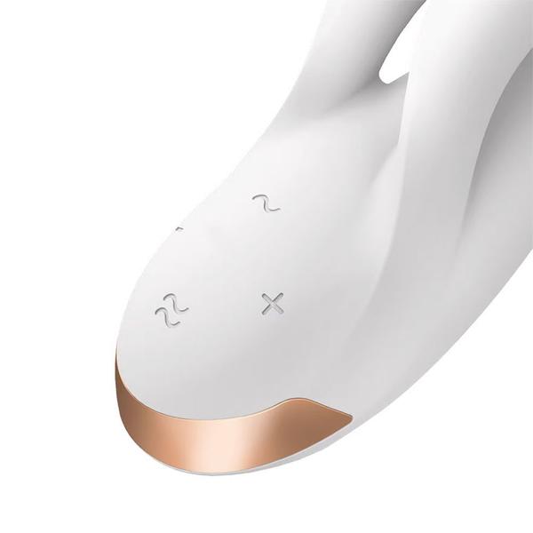 Imagem de Vibrador Satisfyer Double Flex Controle de Aplicativo Estimulação do Ponto G e do Clitóris À prova d'água