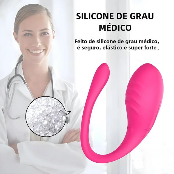 Imagem de Vibrador sem Fio com Controle Remoto Bluetooth - Estimulador de G-Spot e Clítoris