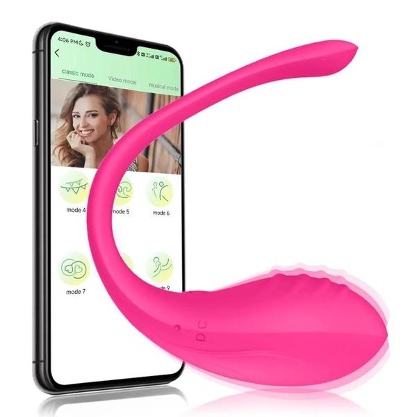 Imagem de Vibrador sem Fio com Controle Remoto Bluetooth - Estimulador de G-Spot e Clítoris