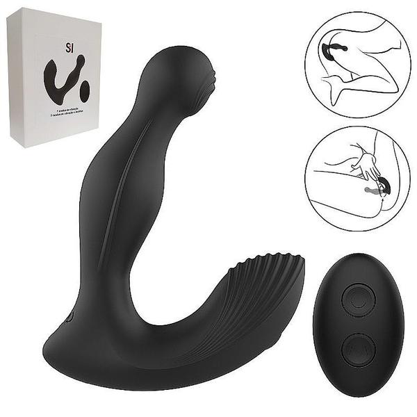 Imagem de Vibrador unissex Ponto G, clitóris e próstata com Dedilhar - RECARREGÁVEL COM CONTROLE