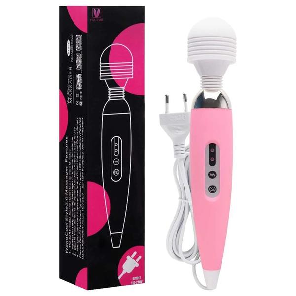 Imagem de Vibrador Varinha 12 Vibrações 25 X 4Cm Carregável Vipmix