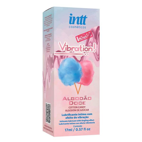 Imagem de Vibration Gel Excitante que Vibra Power Extra Forte Algodão Doce Intt