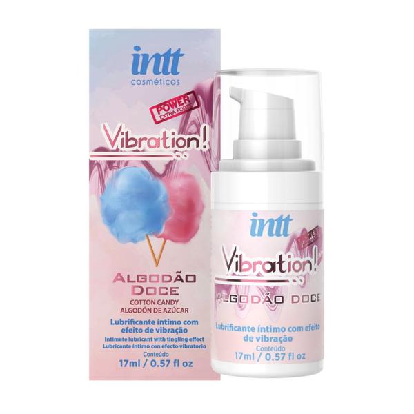 Imagem de Vibration Power Extra Forte Algodão Doce Intt Gel Lubrificante 17ml