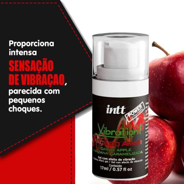 Imagem de Vibration Power Extra Forte Maçã Do Amor Intt Gel Lubrificante 17ml