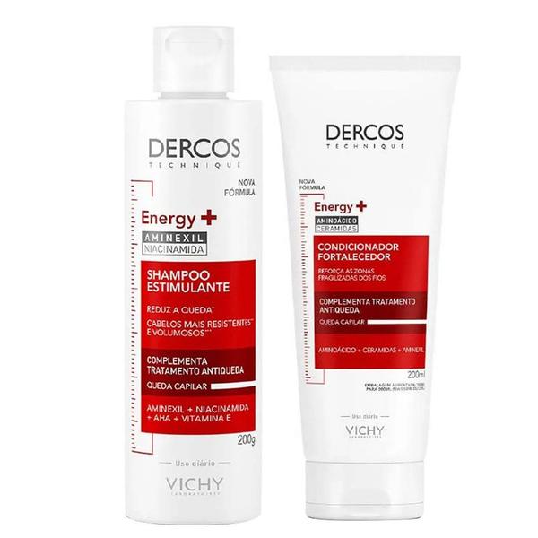 Vichy Dercos Kit  Shampoo Estimulante + Condicionador Energizante Antiqueda