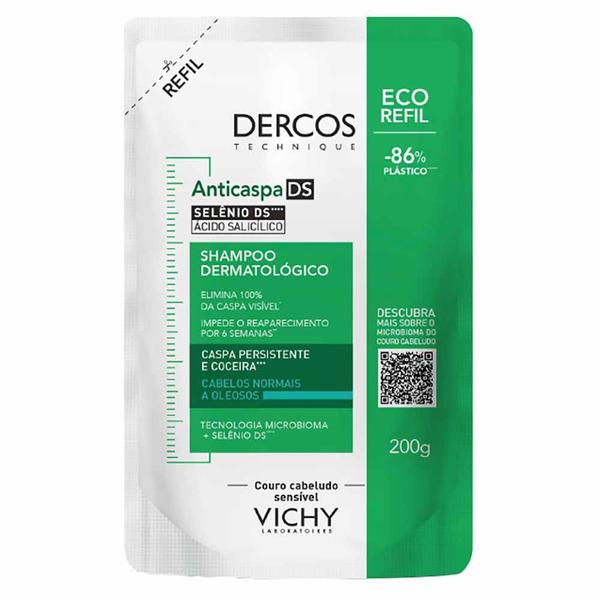 Vichy Dercos Shampoo Anticaspa DS - Cabelos Normais a Oleosos Refil Vichy Dercos Shampoo Anticaspa DS - Cabelos Normais a Oleosos Refil
