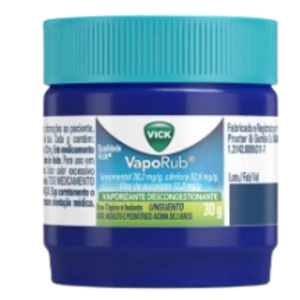 Imagem de Vick Vaporub Kit 2x 30g Dores  Resfriado e Gripe P&G