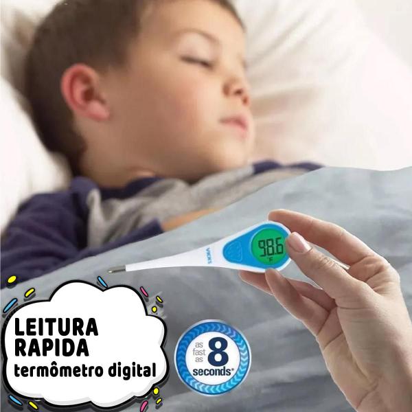 Imagem de Vicks Termometro Clinico Digital Leitura Rapida d 8 Segundos