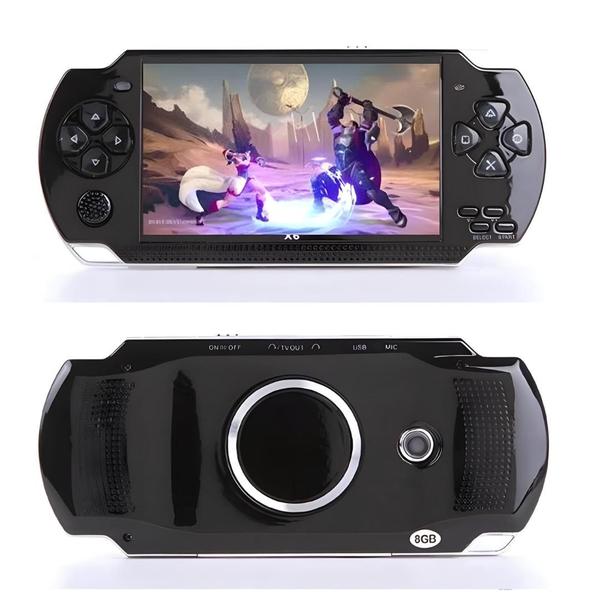 Imagem de Video Game Console Portátil Retrô MPX5 com Tela de 4.3'' - Diversão Clássica em Suas Mãos Jogos Clássicos e Design Compacto! - Unity