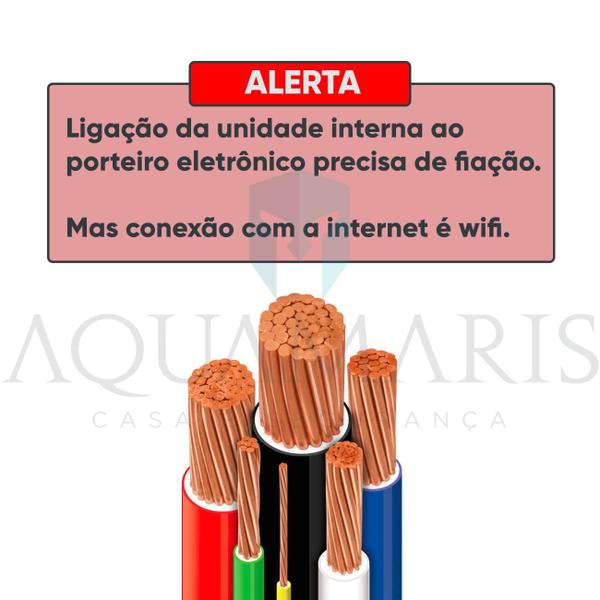 Vídeo Porteiro Com Wifi HDL Connect e Fechadura C90 PRO Ajustável Botão Imagem de Vídeo Porteiro Com Wifi HDL Connect e Fechadura C90 PRO Ajustável Botão
