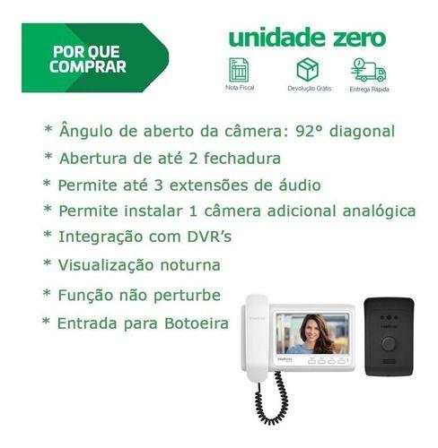 Imagem de Vídeo Porteiro Eletrônico Interfone Intelbras Ivr 1070 Hs