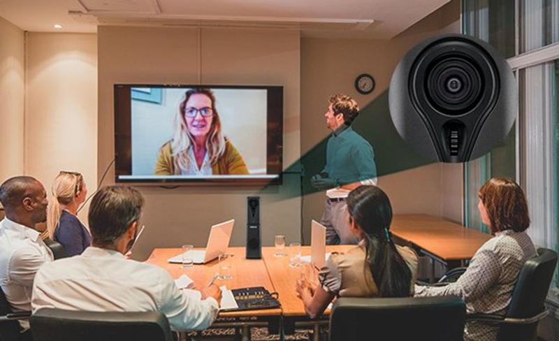Imagem de Videoconferência EVC 300 USB Intelbras Ideal para reuniões de videoconferência a distância,