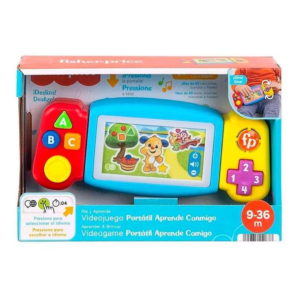 Imagem de Videogame Portátil Infantil - Aprende Comigo - Com Som e Luz - Fisher-Price