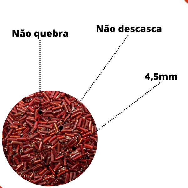 Imagem de Vidrilho 4.5mm Em Vidro Com 500Gr