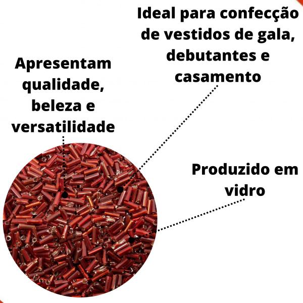 Imagem de Vidrilho 4.5mm Em Vidro Com 500Gr