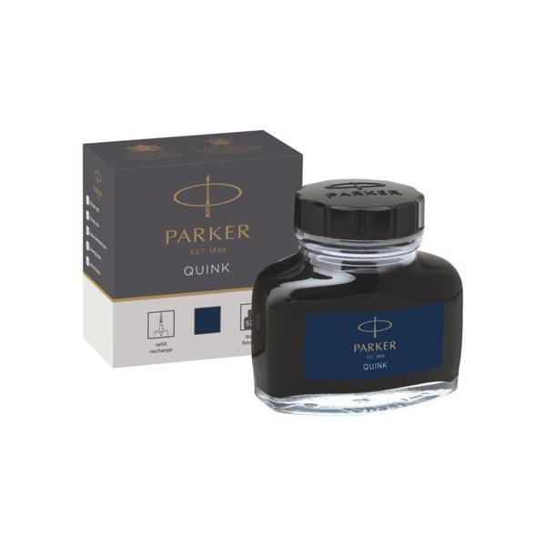 Imagem de Vidro de Tinta Caneta Tinteiro Parker Quink Azul Negro 57ml