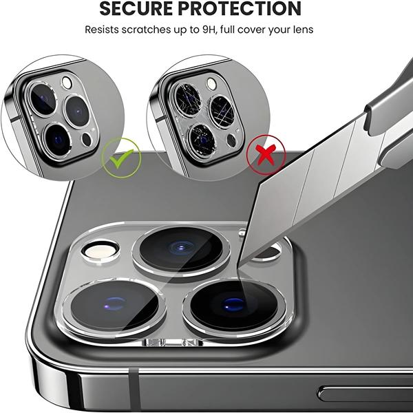 Imagem de Vidro para iPhone, protetor de tela, filme para iPhone 16, 15 Pro Max, 16 Plus, 3pcs