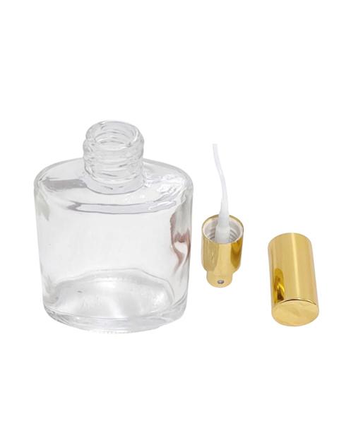 Vidro Porta Perfume Frasco Liso 30Ml B-18/410 - Cordel de Prata Presentes Imagem de Vidro Porta Perfume Frasco Liso 30Ml B-18/410