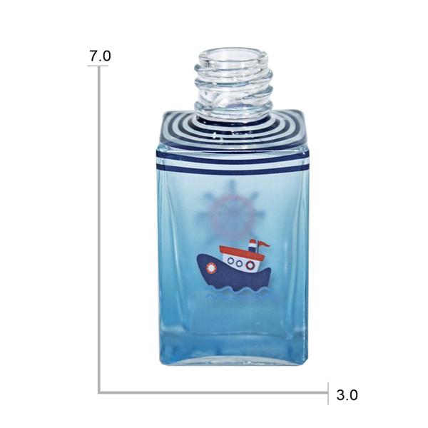 Vidro Quadrado 30ml Envel Marítimo Sem Tampa - Casa das Essências SS Imagem de Vidro Quadrado 30ml Envel Marítimo Sem Tampa