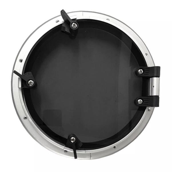 Vigia Para Barco Com 29 cm de Diâmetro Em Alumínio - MARINE Imagem de Vigia Para Barco Com 29 cm de Diâmetro Em Alumínio