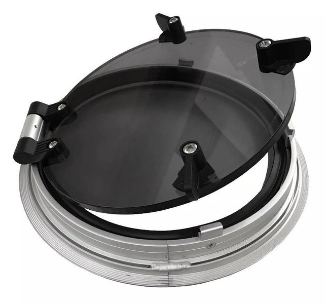 Vigia Para Barco Com 29 cm de Diâmetro Em Alumínio - MARINE Imagem de Vigia Para Barco Com 29 cm de Diâmetro Em Alumínio