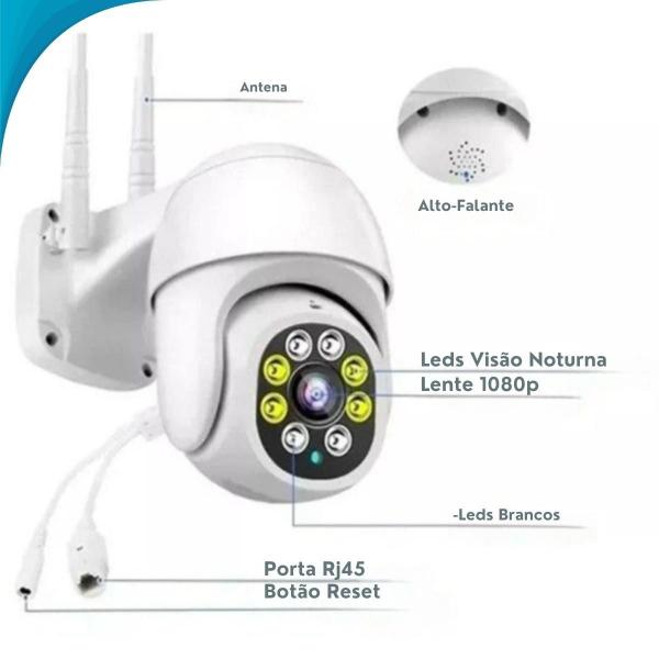 Vigilância 360 Externa Hd Wifi Prova Dágua - Atena Imagem de Vigilância 360 Externa Hd Wifi Prova Dágua