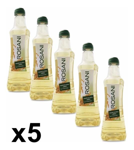 Imagem de Vinagre De Arroz 500ml Rosani - (Kit com 5)