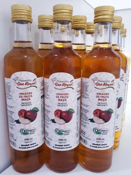 Vinagre De Maçã Orgânico Kit 12 Unid. 500ml Acidez 4,2% - São Roque Imagem de Vinagre De Maçã Orgânico Kit 12 Unid. 500ml Acidez 4,2%