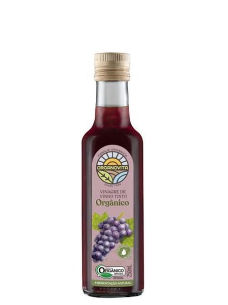 Vinagre De Vinho Tinto Orgânico Organovita 250Ml Imagem de Vinagre De Vinho Tinto Orgânico Organovita 250Ml