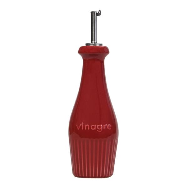 Imagem de Vinagreiro 340ml Porcelana Assar e Servir Vermelho Germer