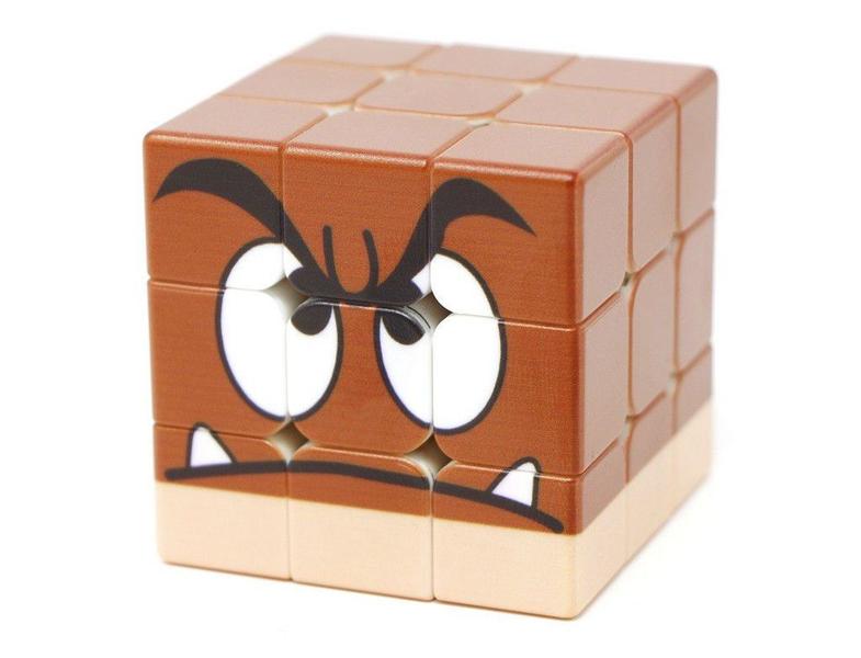 Imagem de Vinci Cube Goomba Mario - Cubo Mágico Personalizado 3x3x3 Profissional - Cuber Brasil