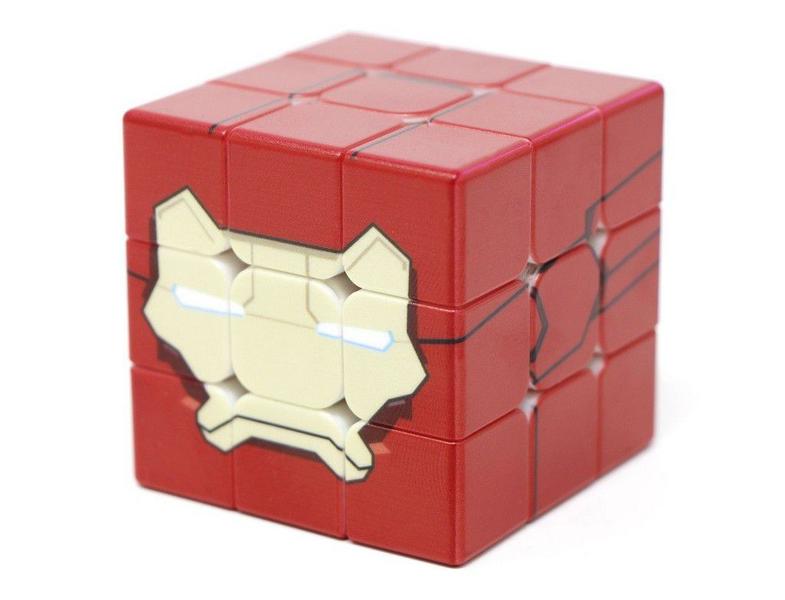 Imagem de Vinci Cube Homem de Ferro - Cubo Mágico Personalizado 3x3x3 Profissional - Cuber Brasil