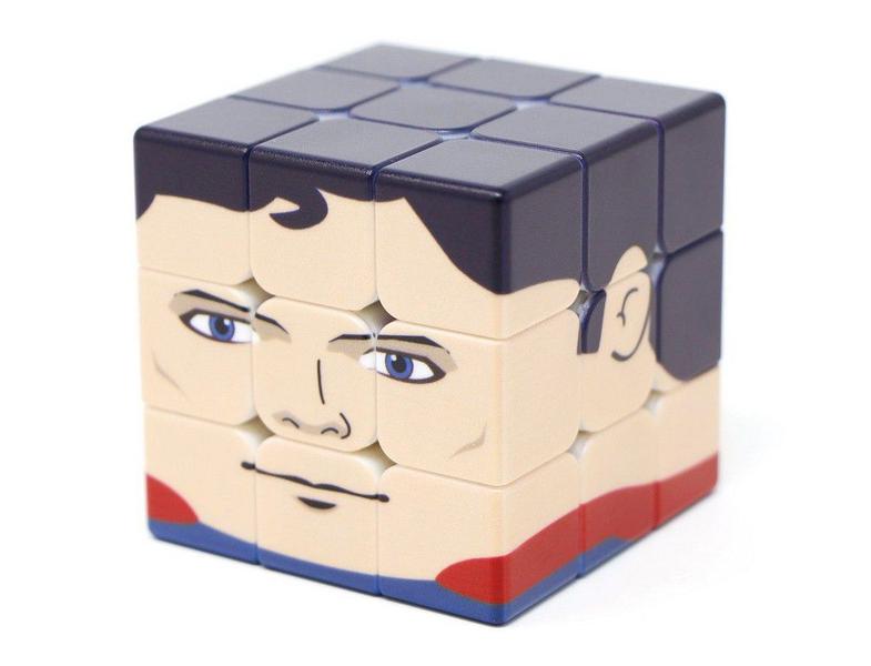 Imagem de Vinci Cube Superman DC - Cubo Mágico Personalizado 3x3x3 Profissional - Cuber Brasil