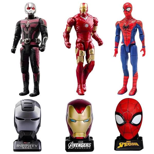 Imagem de Vingadores Marvel Figuras De Ação Homem De Ferro Homem Aranha Capitão América Ant-Man Máquina De