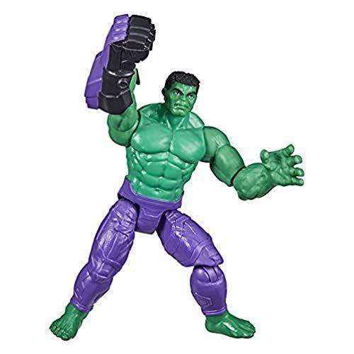 Imagem de Vingadores Marvel Mech Strike 6 polegadas Escala Action Figure Toy Hulk com compatível Mech Battle Accessory, para crianças de 4 anos ou mais, Preto