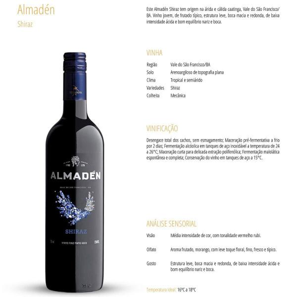 Imagem de Vinho Almadén Fino Tinto Shir 750ml