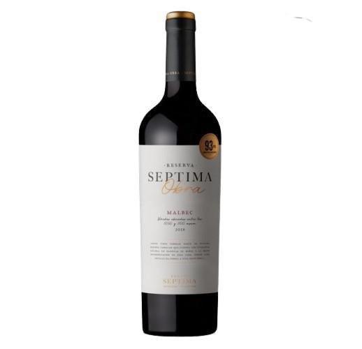 Imagem de Vinho Argentino Septima Obra Malbec Tinto 750Ml