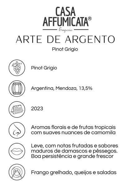 Imagem de VINHO ARTE DE ARGENTO PINOT GRIGIO BRANCO Argentina