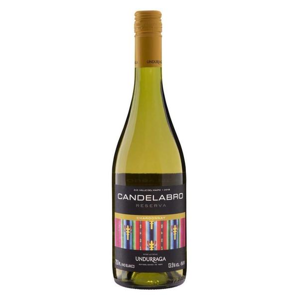 Imagem de Vinho Branco Undurraga Candelabro Reserva Chardonnay 750Ml