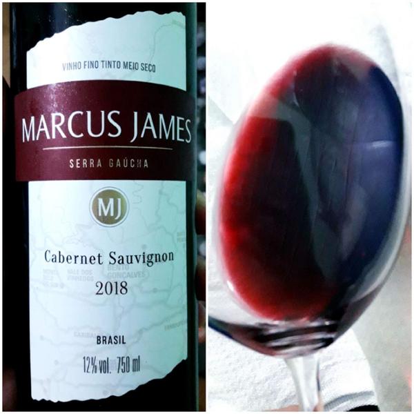 Imagem de Vinho Cabernet Sauvignon Tinto Marcus James Reservado Serra Gaúcha 750 ml