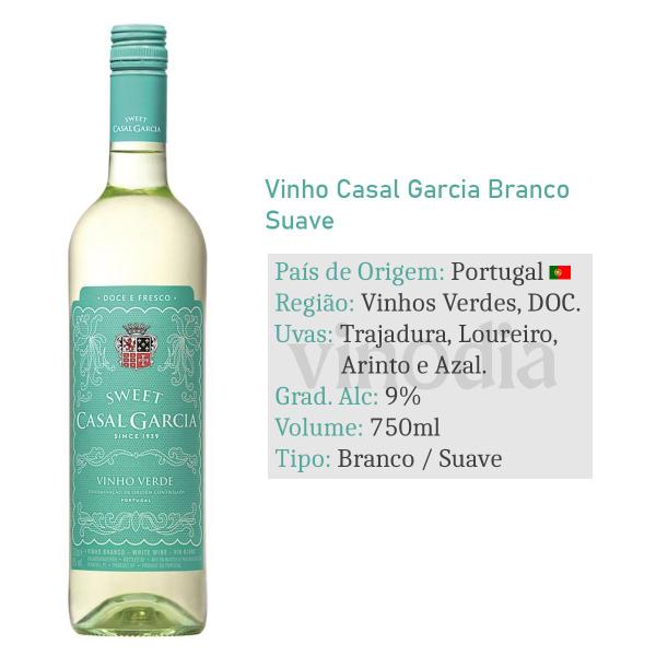 Imagem de Vinho Casal Garcia Branco Suave 750ml