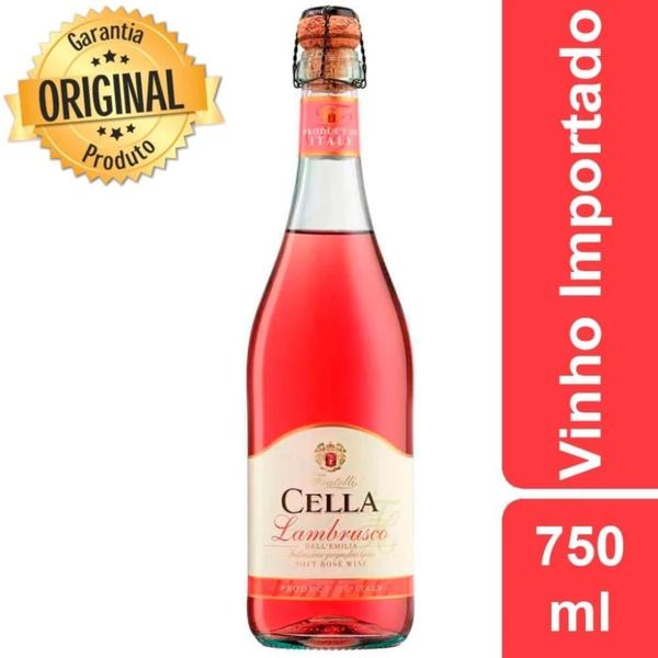 Imagem de Vinho Cella Lambrusco Rosé 750ml