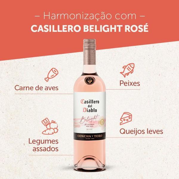 Imagem de Vinho Chileno Casillero Del Diablo Reserva Belight Rose - Com 750 Ml - Concha y Toro