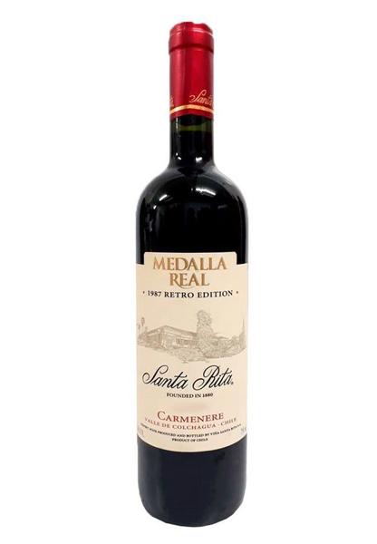 Imagem de Vinho Chileno Santa Rita Medalla Real Carmenere Retro Edition 750ml