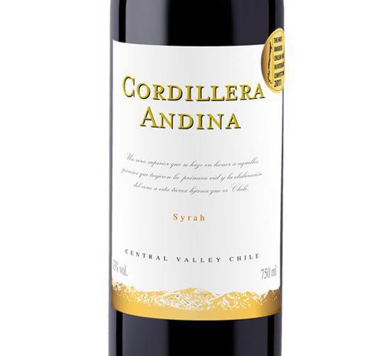 Imagem de Vinho Cordillera Andina Syrah 750Ml