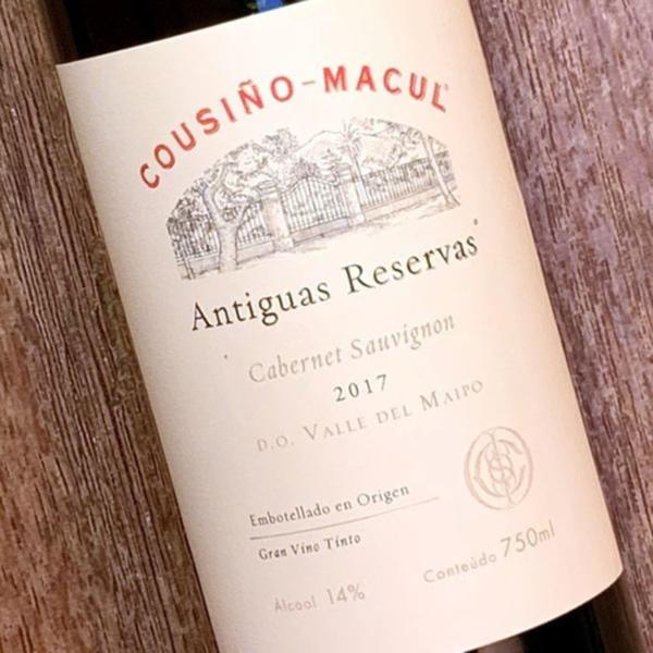 Vinho Cousino Macul Antiguas Reservas Cabernet Sauvignon 750ml - Cousiño macul Imagem de Vinho Cousino Macul Antiguas Reservas Cabernet Sauvignon 750ml