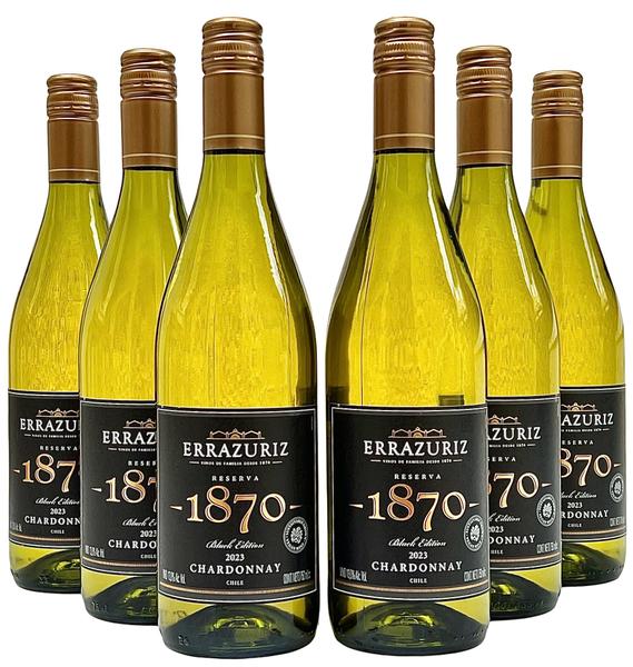 Imagem de Vinho Errazuriz 1870 Reserva Chardonnay Black Ed  Kit Com 6 Garrafas  Oferta