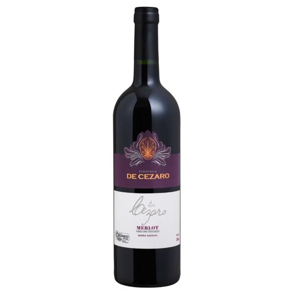 Imagem de Vinho Fino Orgânico Merlot Seco Brasileiro De Cezaro